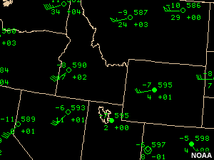 500 hPa observations.