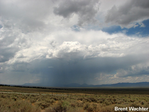 Photo of a prarie rainstorm.