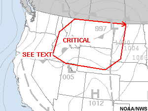 SPC fire weather outlook.