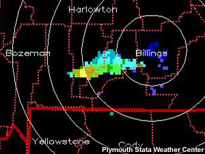 Radar echo tops.