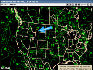 NAM80 925-850 hPa RH.